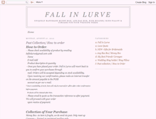 Tablet Screenshot of fallinlurve.blogspot.com