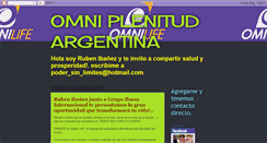 Desktop Screenshot of omniplenitudargentina.blogspot.com