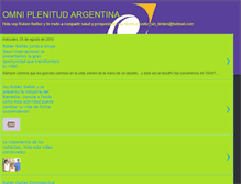 Tablet Screenshot of omniplenitudargentina.blogspot.com