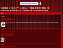 Tablet Screenshot of murdermysterygame.blogspot.com