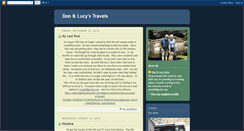 Desktop Screenshot of donlucystravels.blogspot.com