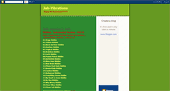 Desktop Screenshot of jah-vibrations.blogspot.com