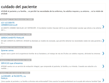 Tablet Screenshot of cuidadodelpaciente.blogspot.com