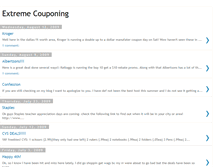 Tablet Screenshot of extremecouponing.blogspot.com