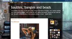 Desktop Screenshot of baublesandbangles.blogspot.com