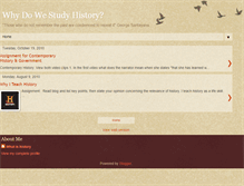Tablet Screenshot of myhistoryis.blogspot.com