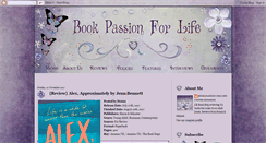 Desktop Screenshot of bookpassionforlife.blogspot.com