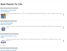 Tablet Screenshot of bookpassionforlife.blogspot.com