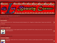 Tablet Screenshot of aleebeauty.blogspot.com