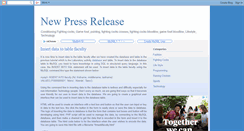 Desktop Screenshot of new-pressrelease.blogspot.com