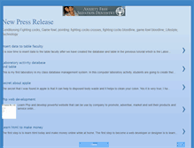 Tablet Screenshot of new-pressrelease.blogspot.com
