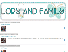 Tablet Screenshot of loryandfamily.blogspot.com