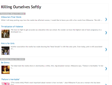 Tablet Screenshot of killing-ourselves.blogspot.com