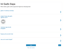 Tablet Screenshot of gadis-siapa.blogspot.com