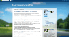 Desktop Screenshot of ervaringsdeskundig-ggz.blogspot.com