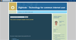 Desktop Screenshot of diginode.blogspot.com