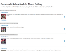 Tablet Screenshot of garneredstitchescoursework.blogspot.com
