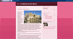 Desktop Screenshot of basilicasanmarco.blogspot.com