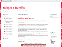 Tablet Screenshot of letsgoginger.blogspot.com