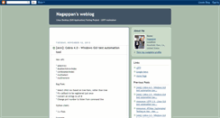 Desktop Screenshot of nagappanal.blogspot.com