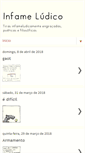 Mobile Screenshot of infameludico.blogspot.com