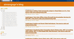 Desktop Screenshot of aimangogo.blogspot.com