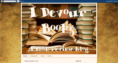 Desktop Screenshot of i-devour-books.blogspot.com