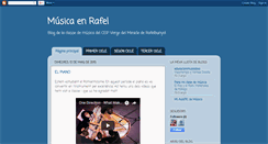Desktop Screenshot of musicaenrafel.blogspot.com