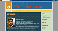 Desktop Screenshot of operationrednovember.blogspot.com