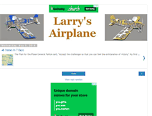 Tablet Screenshot of larrys-airplane.blogspot.com