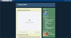 Desktop Screenshot of memoria-rom.blogspot.com