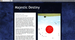 Desktop Screenshot of majesticdestiny.blogspot.com