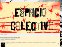 Tablet Screenshot of espaciocolectivo.blogspot.com