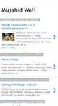 Mobile Screenshot of mujahidwafi.blogspot.com