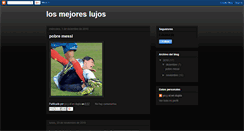 Desktop Screenshot of losmejoreslujos.blogspot.com