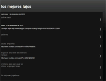 Tablet Screenshot of losmejoreslujos.blogspot.com