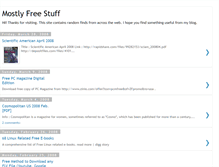Tablet Screenshot of freesstuff.blogspot.com