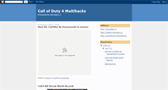 Desktop Screenshot of cod4multihack.blogspot.com