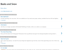 Tablet Screenshot of booksandsnow.blogspot.com
