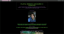 Desktop Screenshot of flaviaborgess.blogspot.com