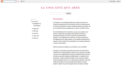 Desktop Screenshot of lacosaestaquearde3a.blogspot.com