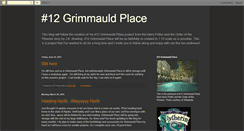 Desktop Screenshot of my12grimmauldplace.blogspot.com