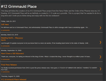 Tablet Screenshot of my12grimmauldplace.blogspot.com