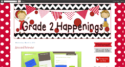 Desktop Screenshot of grade2happenings.blogspot.com