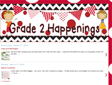 Tablet Screenshot of grade2happenings.blogspot.com