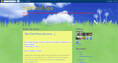 Desktop Screenshot of christina-spiritualspa.blogspot.com