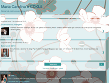 Tablet Screenshot of mariacarolinacdkl5.blogspot.com