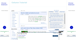 Desktop Screenshot of column-tutorial-blog.blogspot.com
