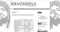 Desktop Screenshot of mservosdedeus.blogspot.com