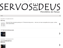 Tablet Screenshot of mservosdedeus.blogspot.com